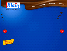 Tablet Screenshot of biscoitosklain.com.br